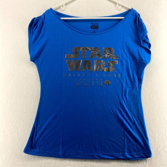 Star Wars Galaxy's Edge Landing 2019 Disney Parks‎ Tshirt Womens Size M NEW - Picture 1 of 10